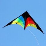 tweelijnsstuntkite Delta Stunt Rainbow 130 cm