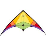 tweelijnsstuntkite Rookie Rainbow 120 cm