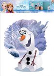 muursticker Frozen Elsa, Anna en Olaf 2 stickervellen