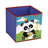 opbergbox panda 31 x 31 x 31 cm paars