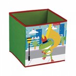 opbergbox kikker 31 x 31 x 31 cm groen