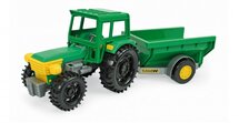 tractor met kiepkar 35 cm groen