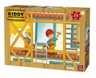 legpuzzel Kiddy Construction Painters 24 stukjes