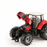 Tractor Tractor met Frictie 19 cm Rood/Zwart