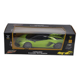 RC Lamborghini Aventador SVJ Roadster 1:16 + Licht Neon Groen