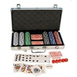 Poker Set in Aluminium Koffer