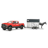 Bruder 2501 Dodge Ram Auto met Paardentrailer