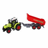 Farmer Trekker met Aanhanger 45 cm Groen/Rood