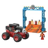 Mega Bloks Hot Wheels Monster Trucks Bone Shaker Crush Course