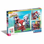 Clementoni Super Color Puzzel Spidey and Friends 3x48 Stukjes