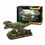 National Geographic Houten 3D Puzzel Tyrannosaurus Rex 52 Stukjes