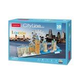 Cubic Fun City Line 3D Puzzel Londen 107 Stukjes