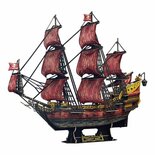 Cubic Fun 3D Puzzel Queen Anne Revenge 391 Stukjes