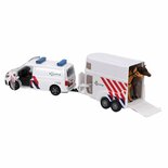 Kids Globe Traffic Volkswagen Transporter Politie + Aanhanger NL