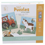 Tiamo Little Farm 4 In 1 Puzzel