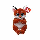 TY Beanie Babies Bellies Knuffel Vos Witt 15 cm