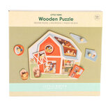 Little Dutch Farm Houten Puzzel 6 Stukjes