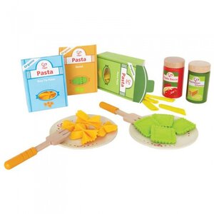 houten pasta set