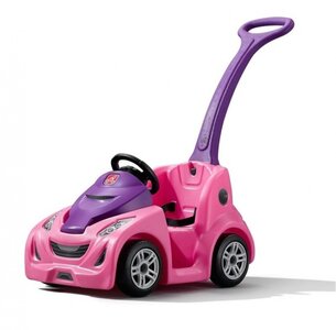 Loopwagen Push Around 103 cm roze/paars