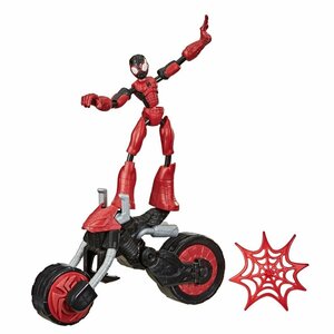 Spiderman Bend and Flex Rider Figuur + Motor