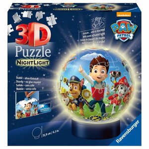 Ravensburger 3D Puzzel Paw Patrol 74 Stukjes + Licht