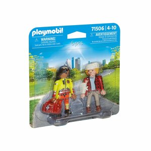 Playmobil 71506 Duopacks Paramedicus met Patiënt