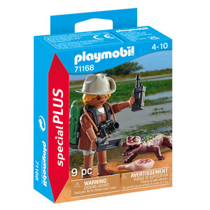 Playmobil 71168 Special Plus Onderzoeker met Kaaiman