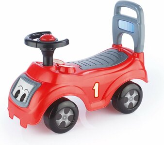 Dolu Sit & Ride Rood/Zwart Loopauto