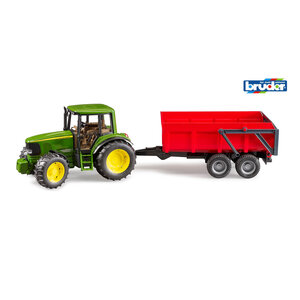 Bruder 02057 John Deere 6920 Tractor met Aanhanger 1:16