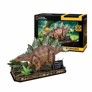 National Geographic Houten 3D Puzzel Stegosaurus 62 Stukjes