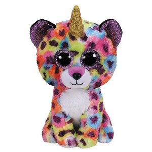 TY Beanie Boo's Luipaard-Eenhoorn Knuffel Giselle 15 cm