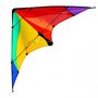 tweelijnsstuntskite Delta Basic Rainbow 117 cm