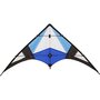 tweelijnsstuntkite Rookie Aqua 120 cm blauw