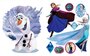 muursticker Frozen Elsa, Anna en Olaf 2 stickervellen_