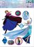 muursticker Frozen Elsa, Anna en Olaf 2 stickervellen_