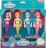 Mermaids Zeemeermin Pop Zusjes 4 Stuks_