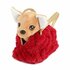 Pluchen Chihuahua Hond in Blingbling Handtas_