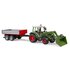 Bruder 02182 Fendt Vario 211 met Voorlader + Zijwandaanhanger_