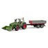 Bruder 02182 Fendt Vario 211 met Voorlader + Zijwandaanhanger_